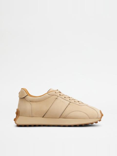 T VINTAGE SNEAKERS IN SUEDE - BEIGE