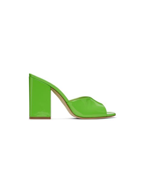 Green Anja Heeled Sandals