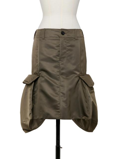 Nylon Twill Skirt