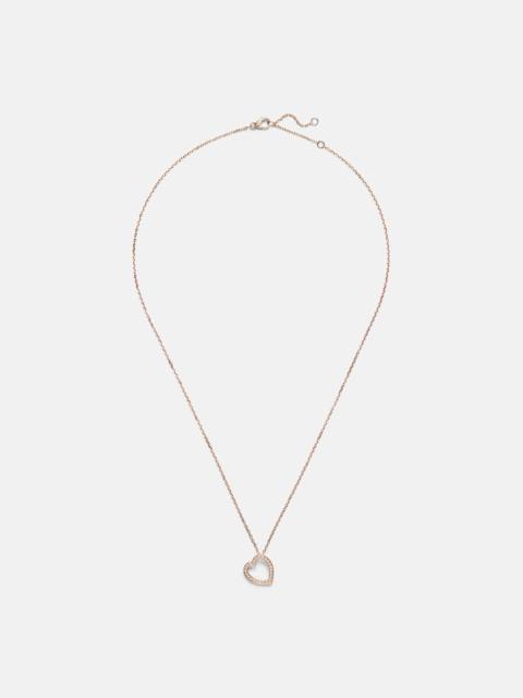 Antifer 18kt rose gold (750/1000) pendant necklace with diamonds