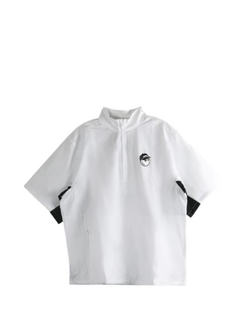 logo embroidery short sleeve T-shirt