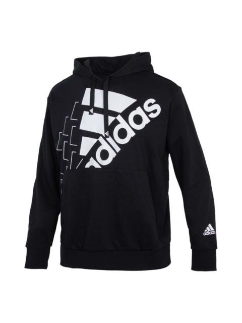 Men's adidas Large Logo Sports Pullover Black GS8747