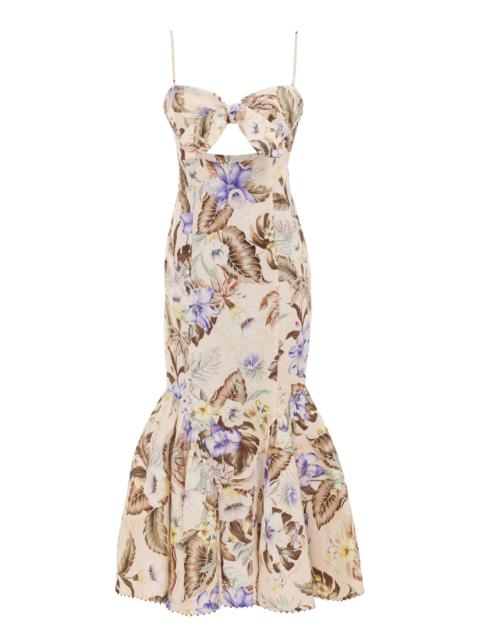 COCO TIE FRONT MIDI DRESS