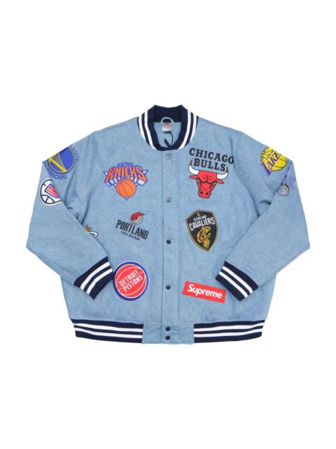 Supreme Nike/NBA Teams Warm-Up Jacket Denim