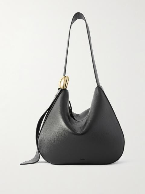 The Zambia Embellished Textured-leather Shoulder Bag