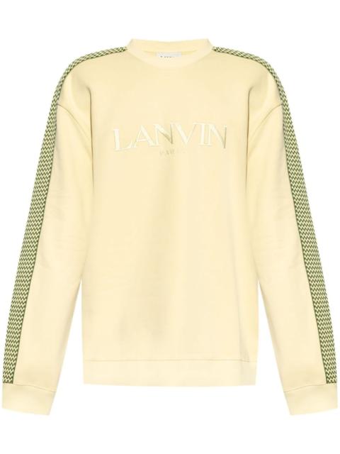 logo-embroidered sweatshirt
