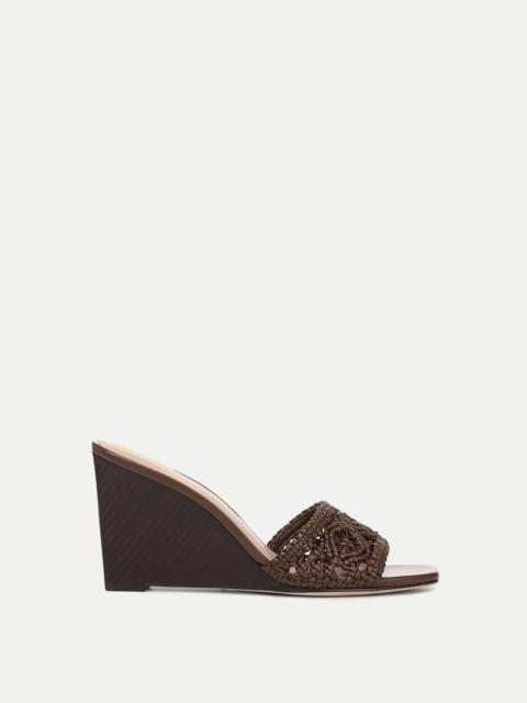 ELLEN MACRAME WEDGE SANDAL