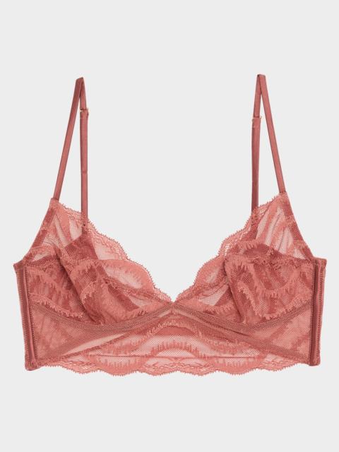 Leche Moi Lace-Trim Longline Bra