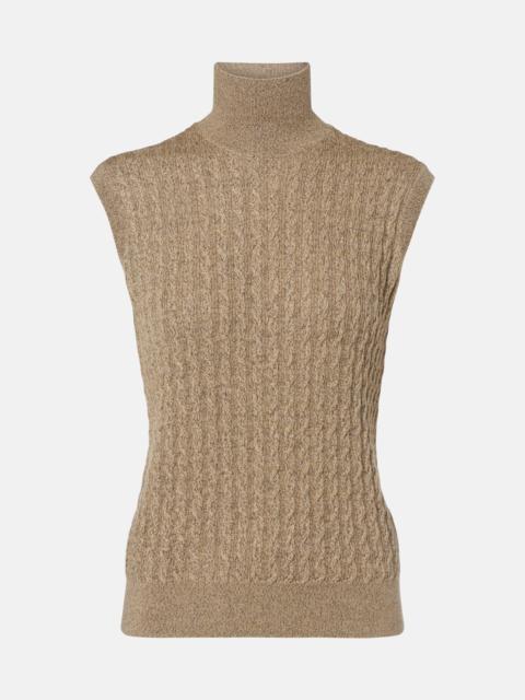 Bihar cable-knit sweater vest
