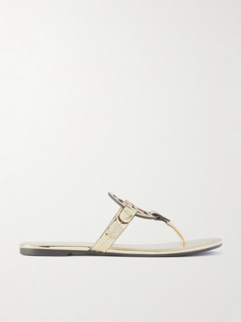 Miller Cutout Metallic Synthetic Material Sandals