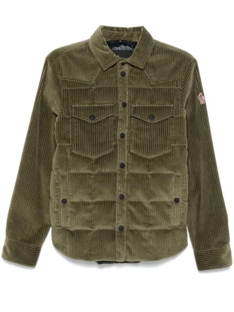 Gelt down shirt jacket