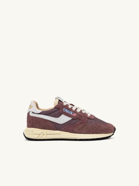 REELWIND LOW SNEAKERS IN TAUPE NYLON AND SUEDE