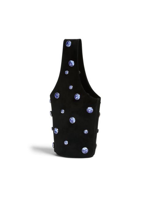 Livia Small Suede Bag black