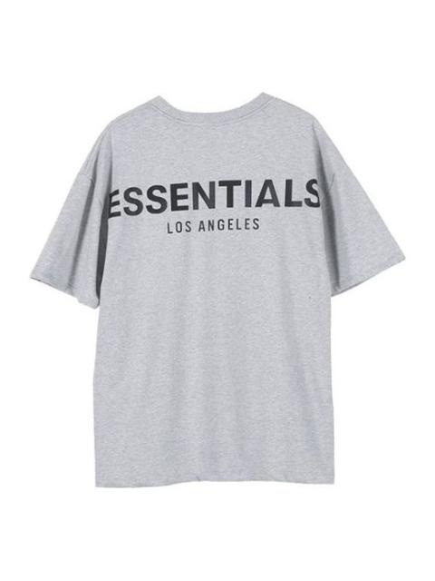 Fear of God Essentials LA Tee limited Reflective Short Sleeve Unisex Gray FOG-SS20-006