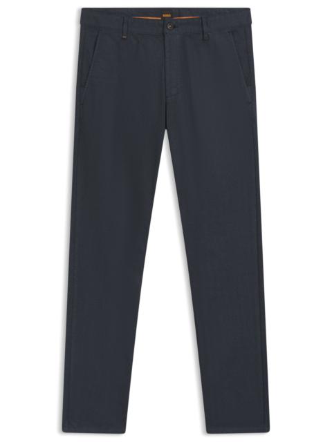SLIM-FIT PANTS IN STRETCH COTTON