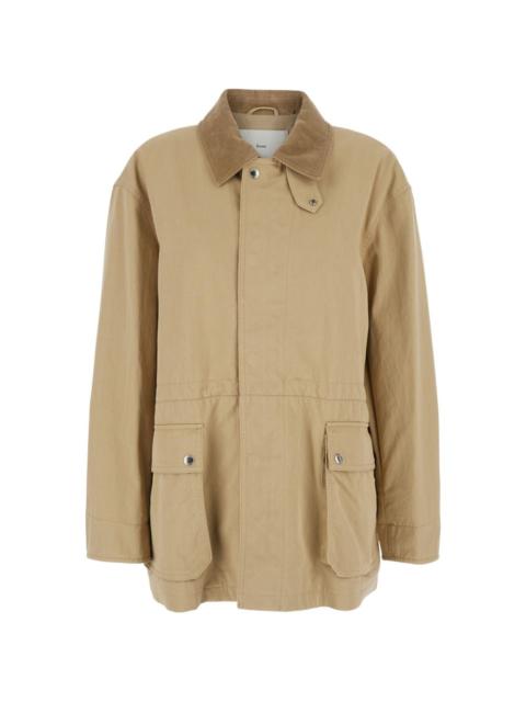 corduroy-collar jacket