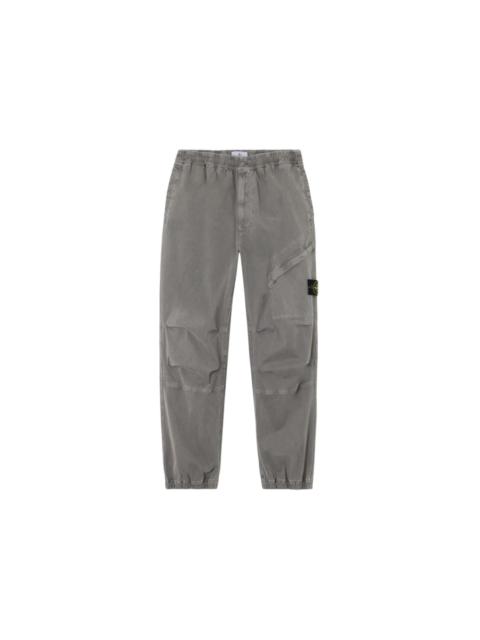 Stone Island 3100036 Stretch Organic Broken Twill Cotton Old Effect Pant Cement