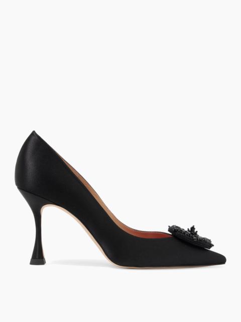 Classic Satin Pump with Embellishment