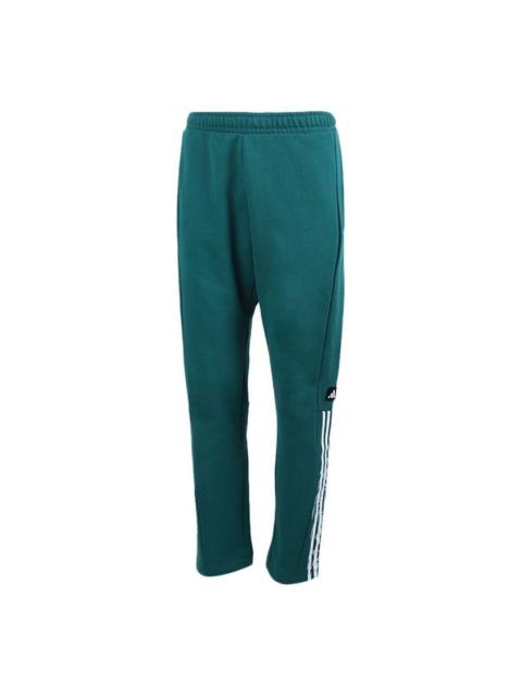 adidas Ub Pnt Wv Deco Fleece Stay Warm Slim Fit Sports Pants Green GM4431