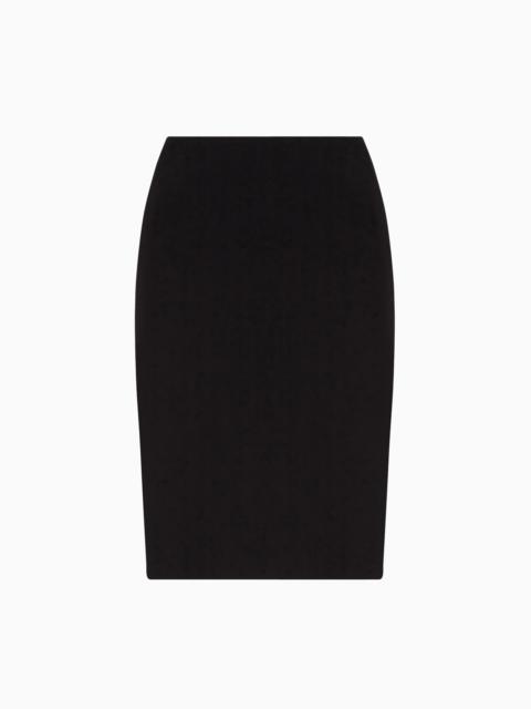 Silk cady tube skirt
