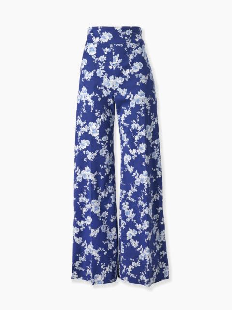 Floral-Print Wide Leg Pant