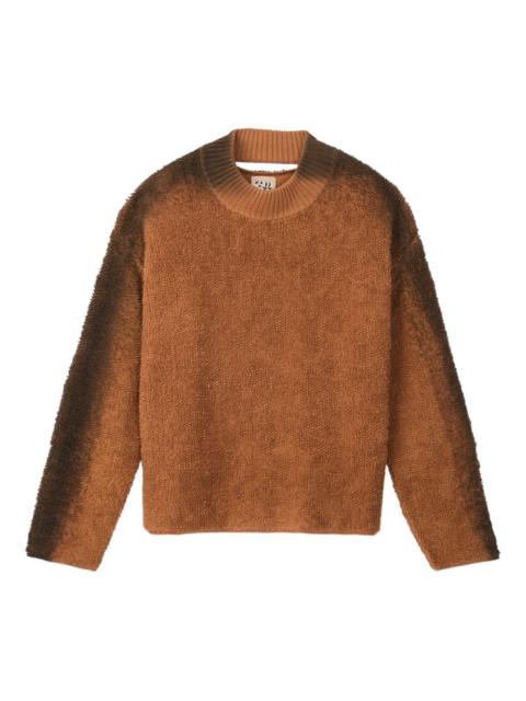 ombre-effect merino-wool sweater