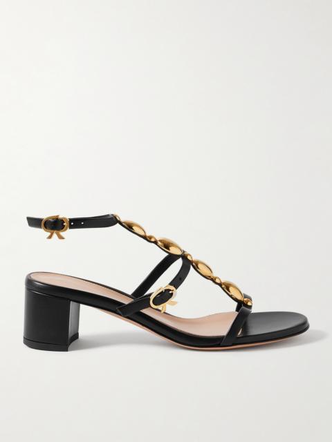 Kalinda 55 Embellished Leather Sandals