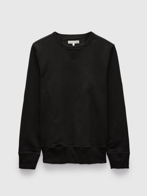 3S48 "Good Originals" Heavyweight Loopwheel Sweatshirt in Deep Black