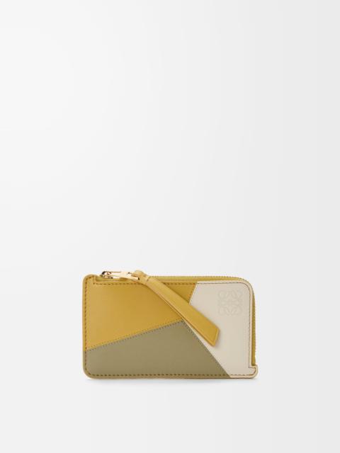 Puzzle coin cardholder in classic calfskin
