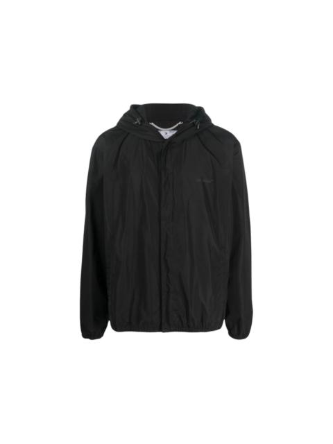 OFF-WHITE Diag Tab Windbreaker Jacket Black
