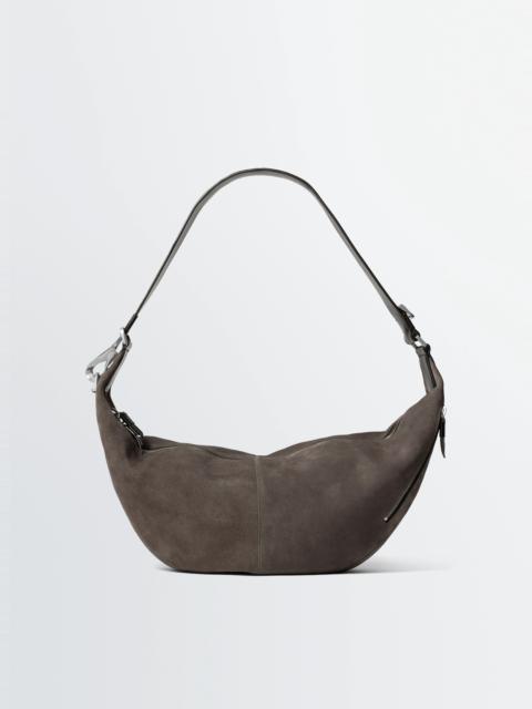 QUIVER CLIP BAG IN SUEDE LEATHER