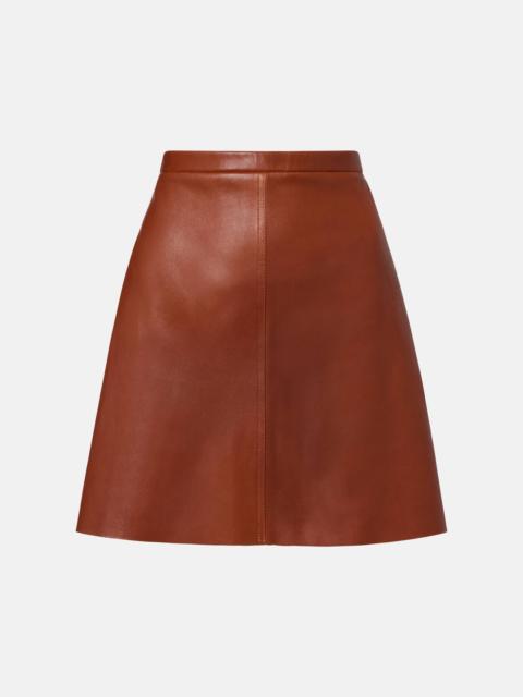 Lucie 22 leather miniskirt