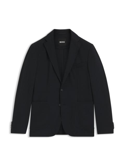 SLIM-FIT JACKET IN PERFORMANCE-STRETCH FABRIC