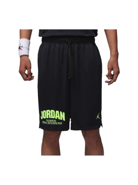 Air Jordan Sport Dri-FIT Shorts Asia Sizing 'Black Neon Yellow' FZ9986-010