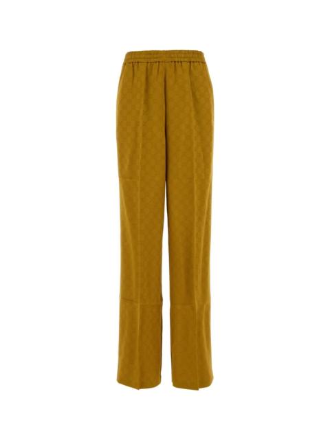 Mustard Jacquard Joggers