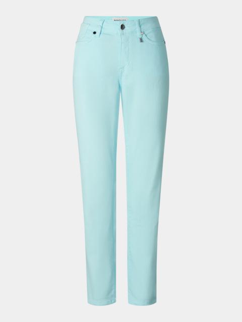 7/8 slim fit jeans Julie in Cyan-blue