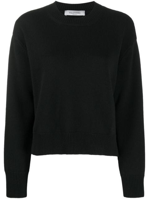 crew-neck cashmere jumper