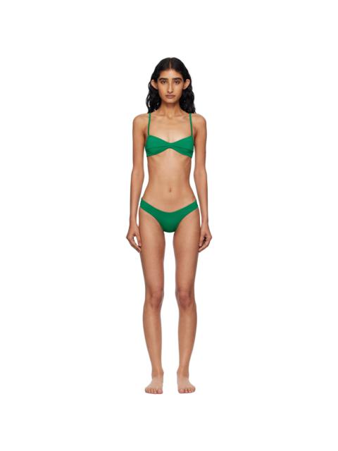 Green Adjustable Monica & Leila Bikini