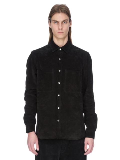 Suede Overshirt Black