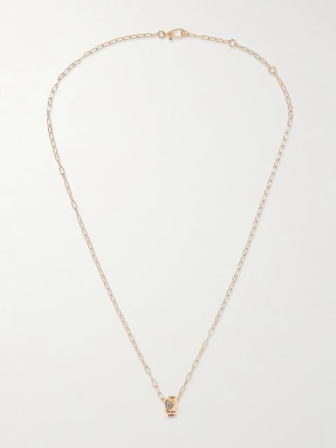 Iconica 18-karat Rose Gold Multi-stone Necklace