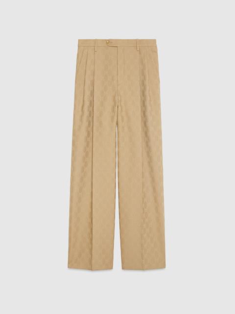 GG wool jacquard pant