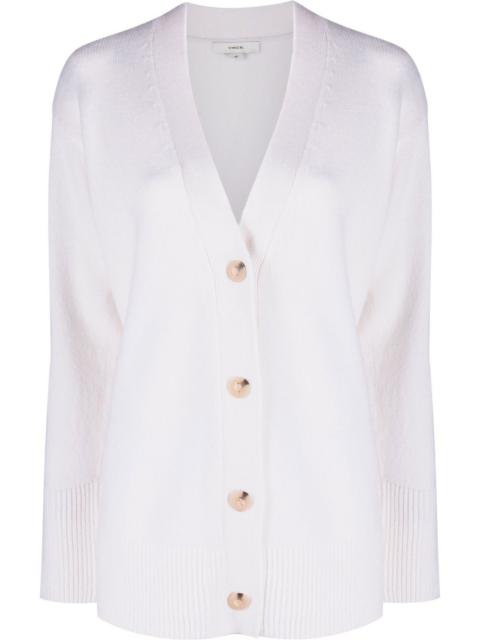 Weekend V-neck ribbed cardigan