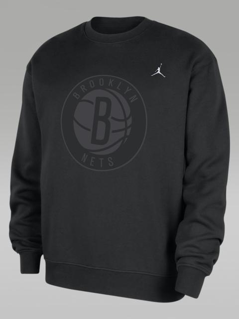 Brooklyn Nets Statement Essentials Men's Jordan NBA Fleece Crew-Neck Sweatshirt