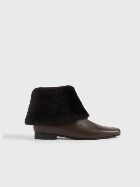 Downtown shearling boots brown