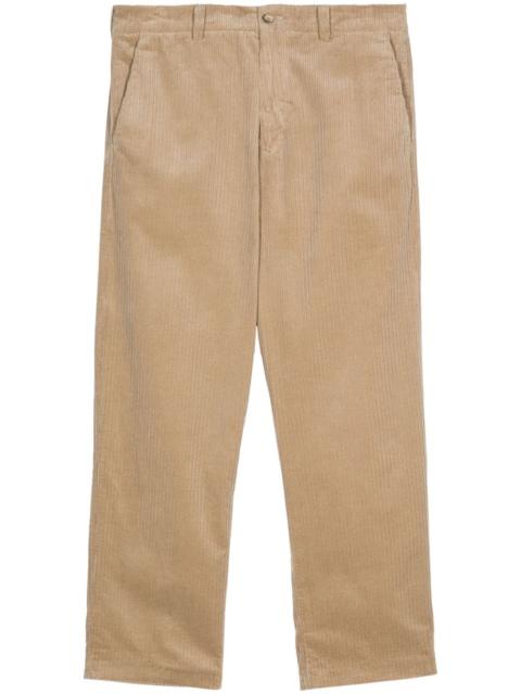 Paw mid-rise tapered trousers