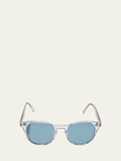 Men's Desmon Sun Round Acetate Sunglasses