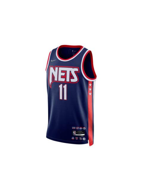 Nike NBA Brooklyn Nets Kyrie Irving City Edition 2021/22 Anniversary Dri-Fit Swingman Jersey Midnigh