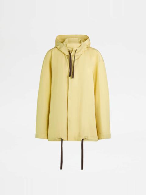SILK BLEND WINDBREAKER - YELLOW