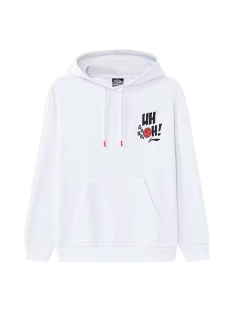 Li-Ning x Disney Graphic Hoodie 'White' AWDRH39-1