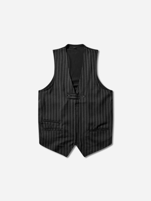 Y-3 Sport Uniform Pinstripe Tailored Vest Black